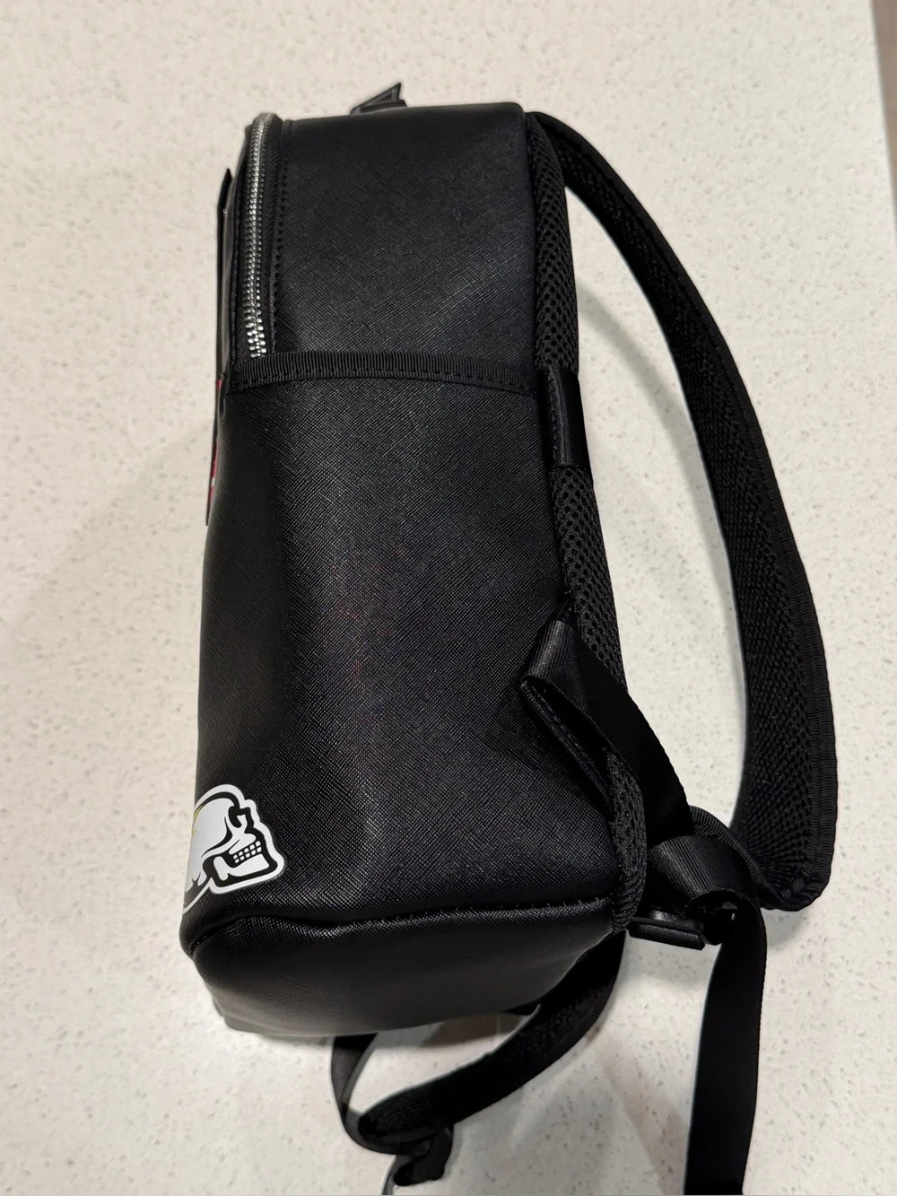 Von Dutch Black w/Multi-Flying Eye Print Medium Backpack ~ NWT